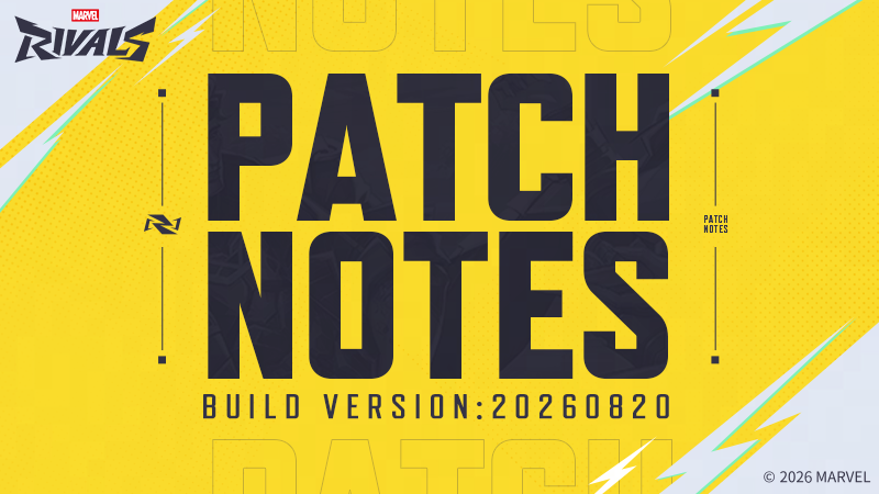 Marvel Rivals heroes featured in the August 20 patch artwork