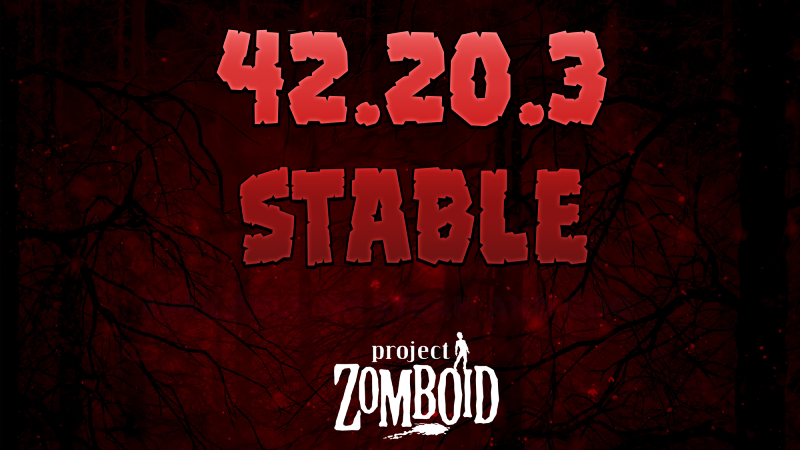 Project Zomboid survivors shown in the Build 42 hotfix artwork