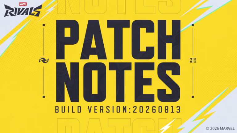 Marvel Rivals heroes in the August summer-event patch artwork