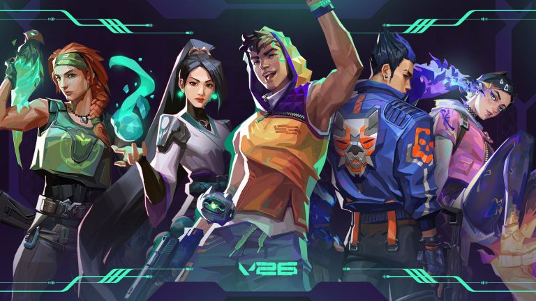 VALORANT agents featured in Patch 13.02 artwork