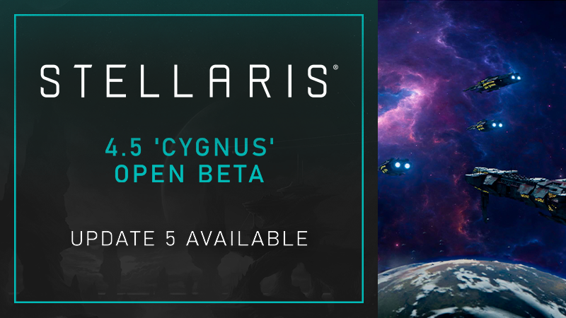 Stellaris 4.5 Cygnus Open Beta Update 5 artwork