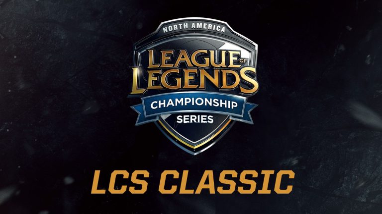 TSM and CLG logos face each other in the LCS Classic event graphic