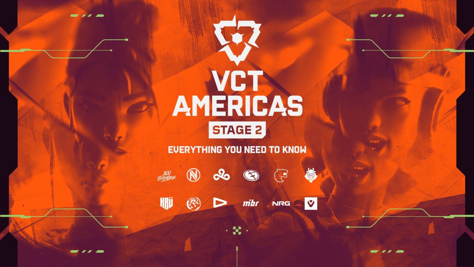 Official VCT Americas Stage 2 artwork for the 2026 season
