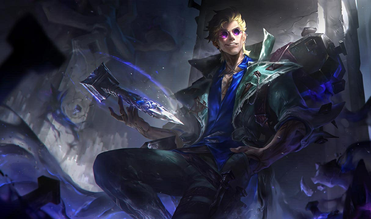 Locke champion splash art in League of Legends
