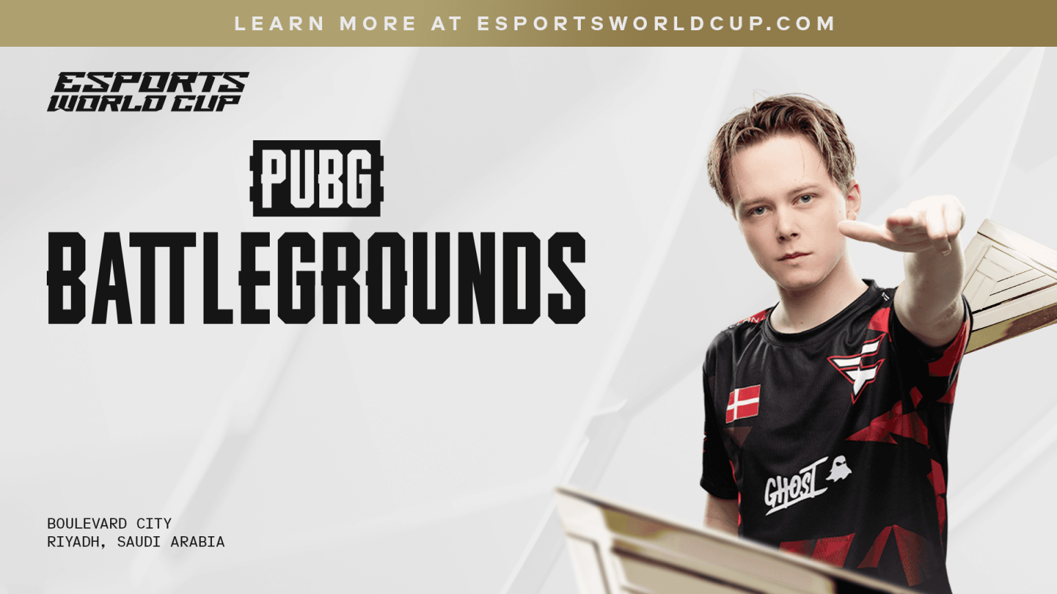 PUBG Battlegrounds artwork for the 2026 Esports World Cup competition