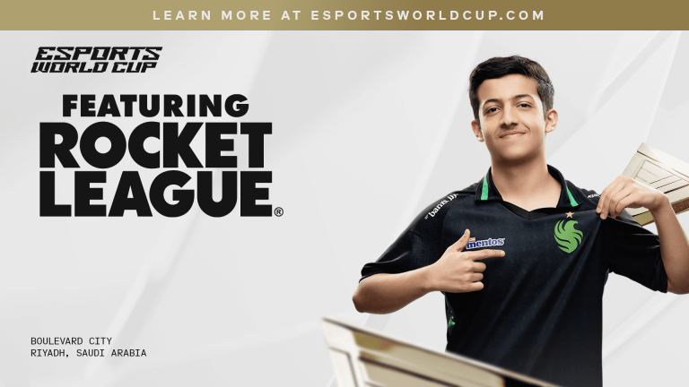 Official Rocket League Esports World Cup 2026 tournament artwork