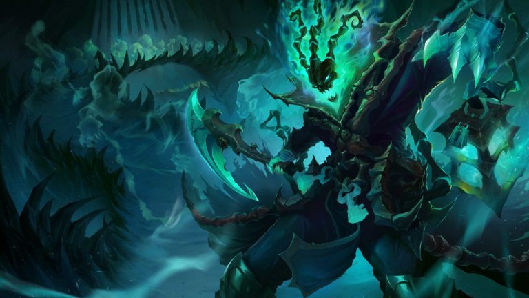 Thresh holding his lantern on the Rift
