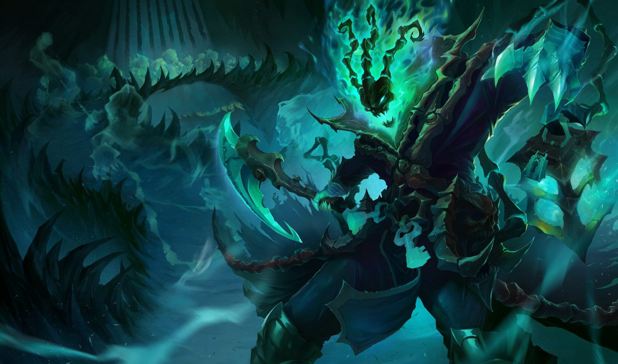 Thresh holding his lantern on the Rift