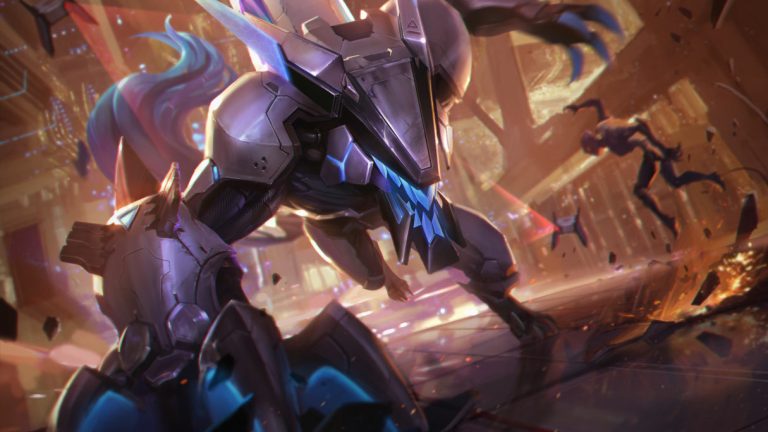 Warwick hunts through the League of Legends jungle