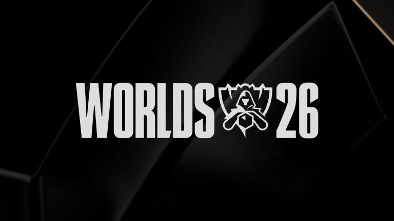 Official black and silver Worlds 2026 tournament logo artwork