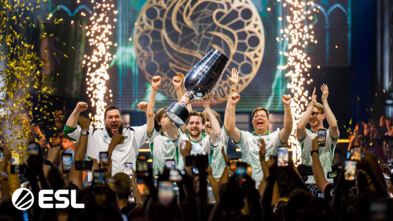 Team Falcons lift the IEM Cologne 2026 Major trophy