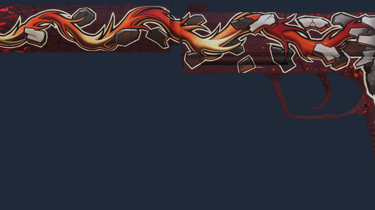 USP-S Kill Confirmed with red skull and bullet artwork