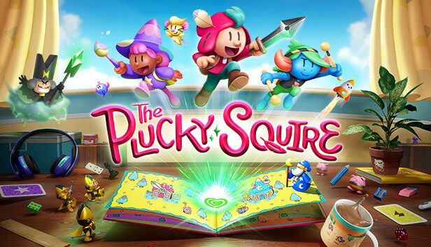 Jot moving between a colorful storybook and a three-dimensional room