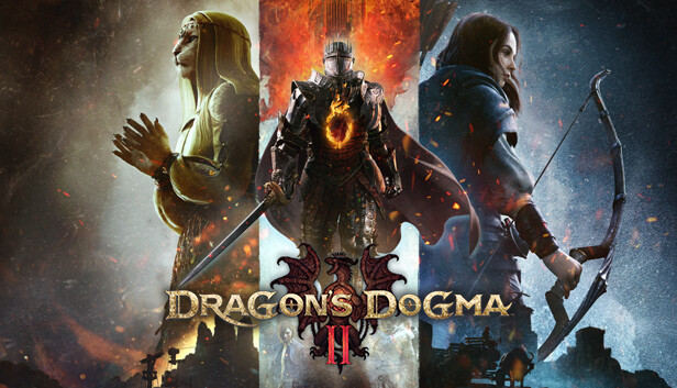 The Arisen and Pawns confronting a griffin in Dragons Dogma 2