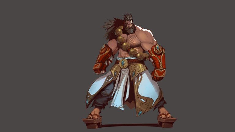 Spirit Guard Udyr surrounded by his updated Ionian animal spirits