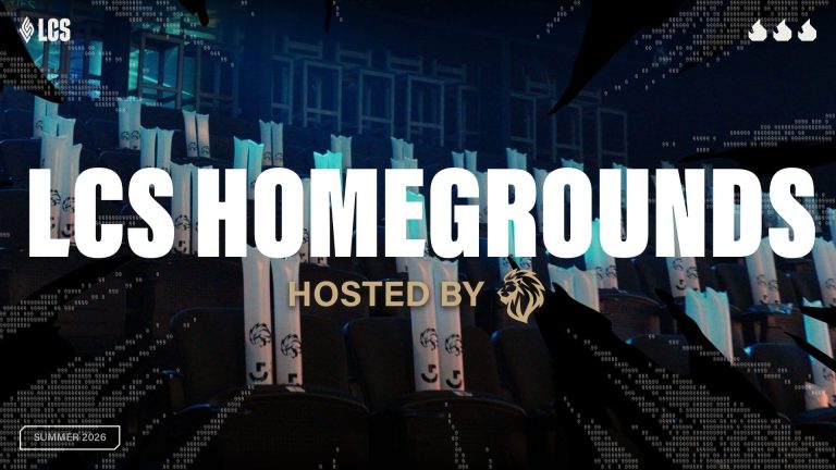 LCS Homegrounds Mexico City event graphic featuring LYON branding