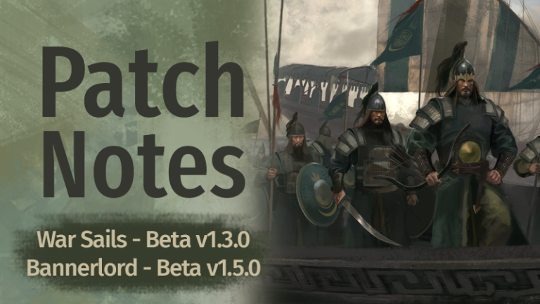Bannerlord War Sails beta patch artwork