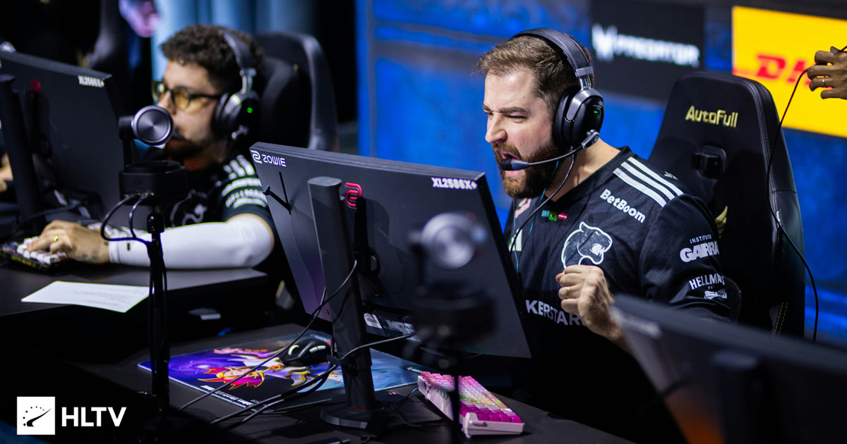 FURIA players celebrating during the IEM Cologne Major 2026 playoffs