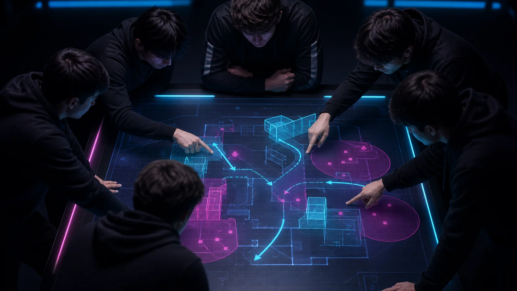 Editorial illustration for “Valorant retakes: a five-player protocol that works”