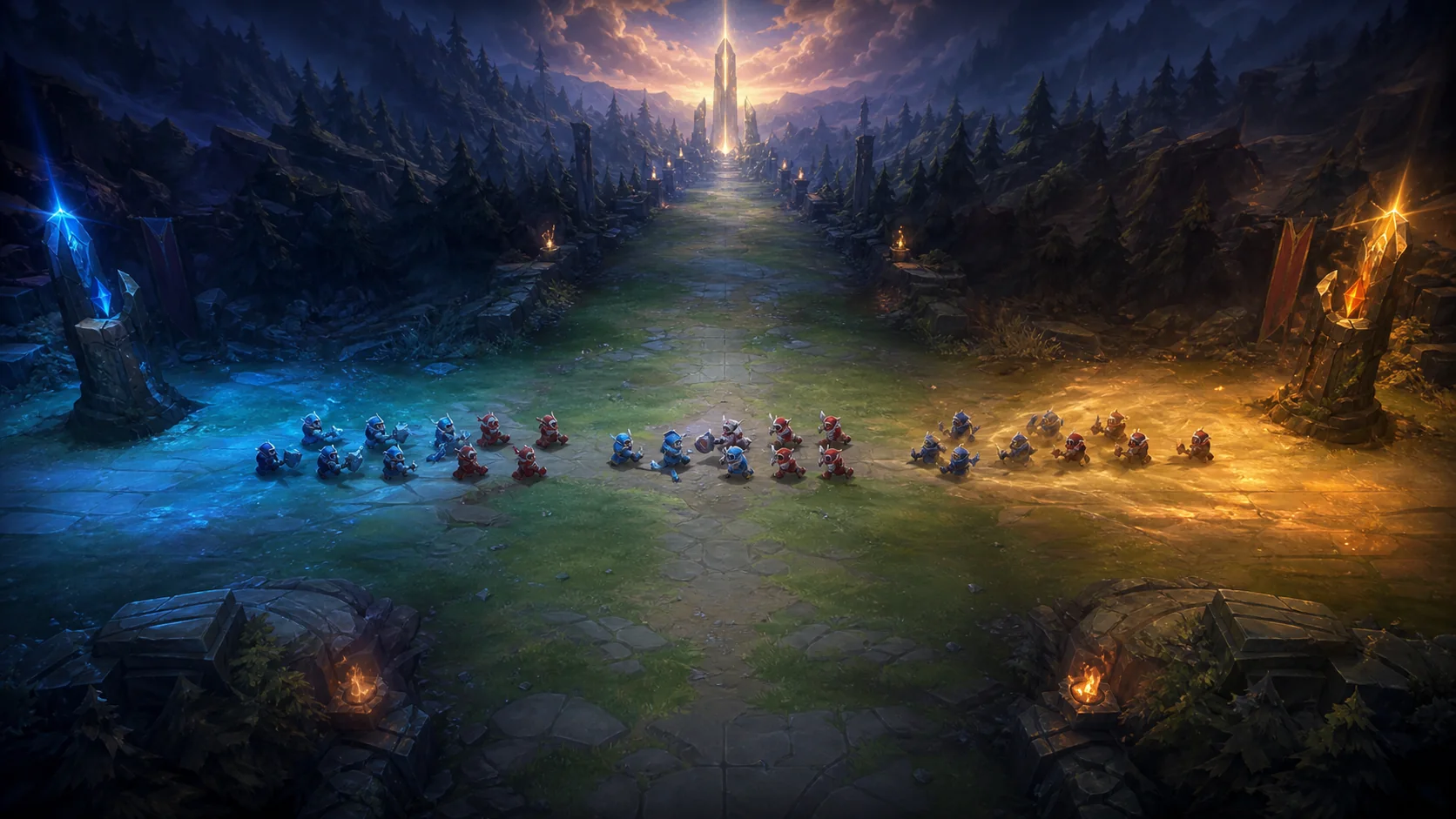 Editorial illustration for “LoL wave resets: three decisions for every lane”