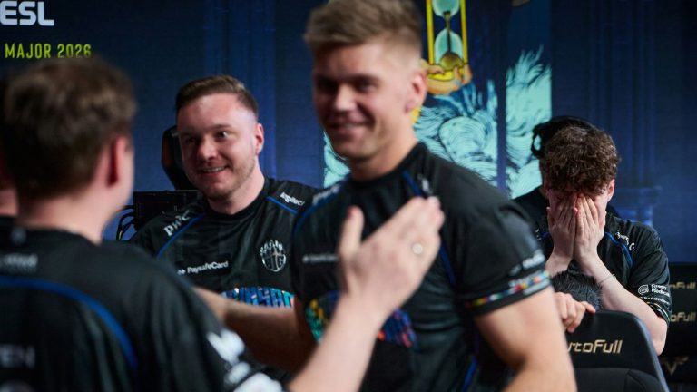 BIG players reacting after their comeback against NRG at Cologne 2026