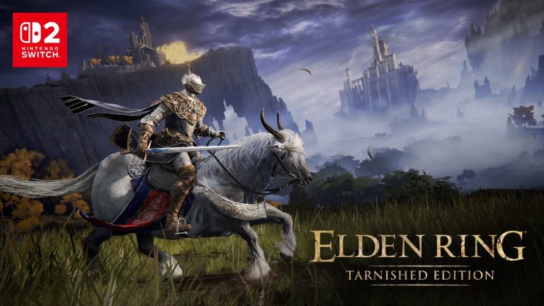 Tarnished riding Torrent in Elden Ring Tarnished Edition for Nintendo Switch 2