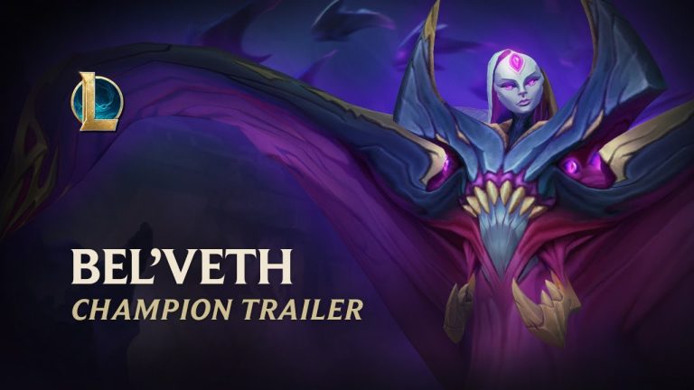 Bel’Veth moving through the Void in her official champion trailer