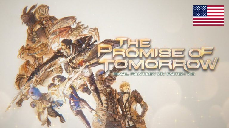 Warrior of Light facing the events of Final Fantasy XIV patch 7.3