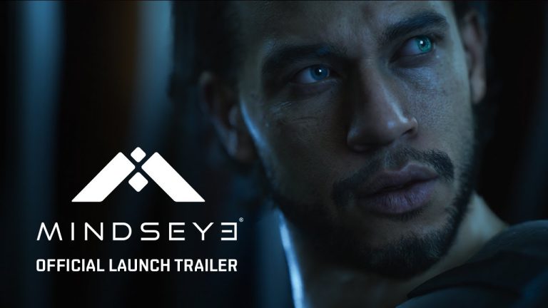 Jacob Diaz standing in the near-future city of Redrock in MindsEye