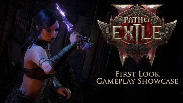 A Witch commanding undead minions in Path of Exile 2