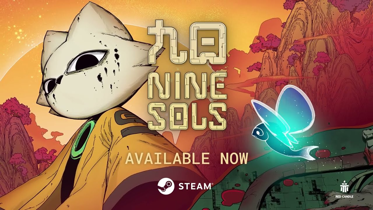 Yi confronting an enemy in the hand-drawn world of Nine Sols