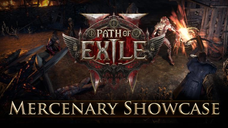 A Mercenary firing a crossbow in Path of Exile 2