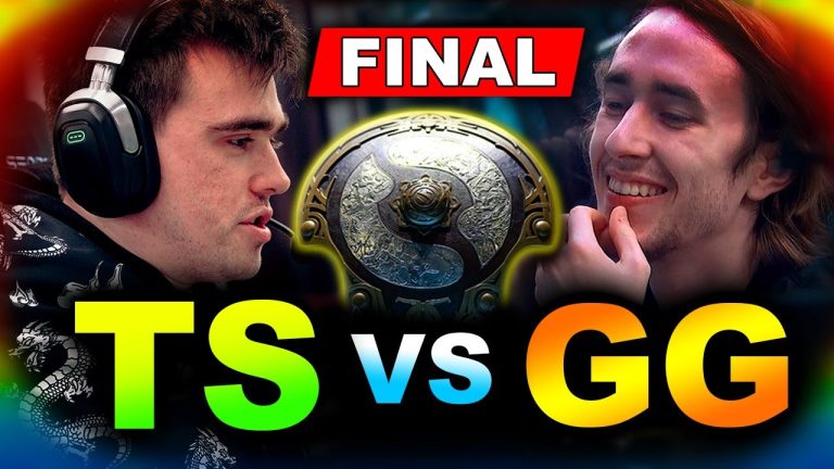 Team Spirit and Gaimin Gladiators playing the International 2023 final