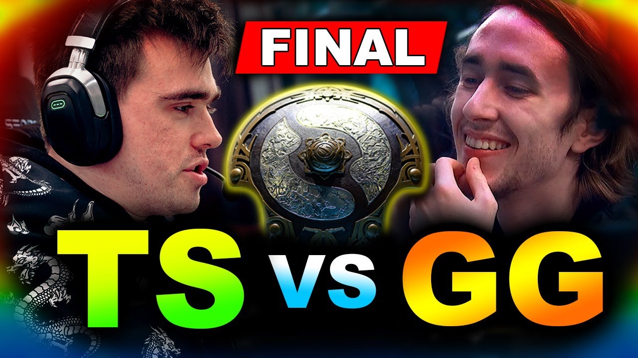 Team Spirit and Gaimin Gladiators playing the International 2023 final