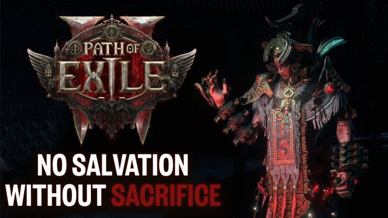 A Sorceress casting elemental magic in Path of Exile 2