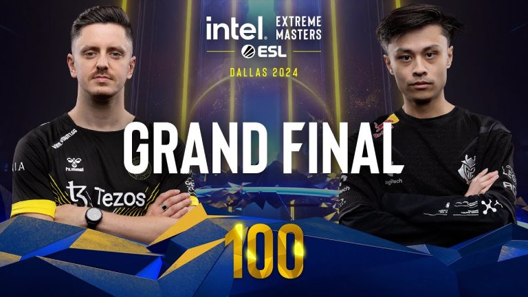 G2 Esports and Team Vitality players at the IEM Dallas 2024 final