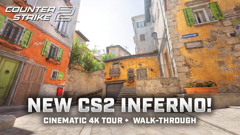 Counter-Strike 2 players executing onto Inferno B site