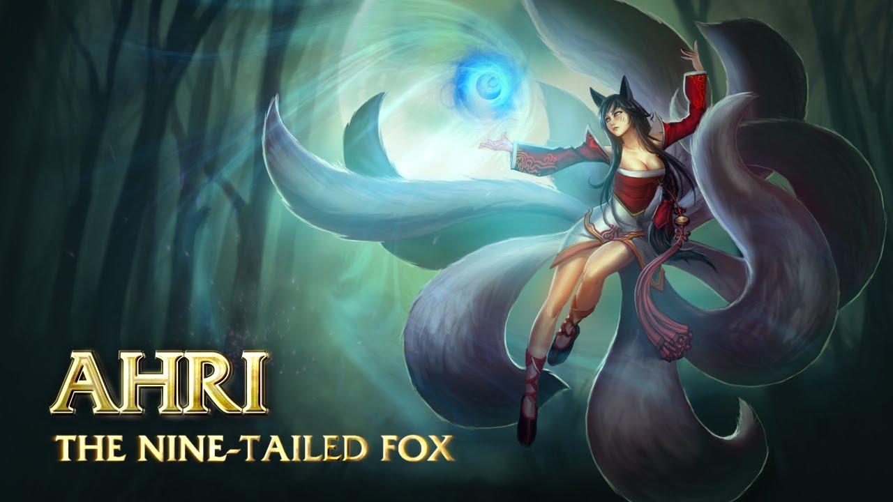 Ahri leaving mid lane to create pressure in League of Legends