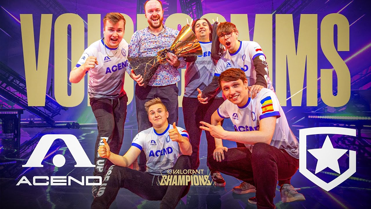 Acend and Gambit players during the VALORANT Champions 2021 final