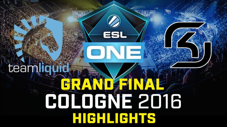 SK Gaming players celebrating the ESL One Cologne 2016 Major title