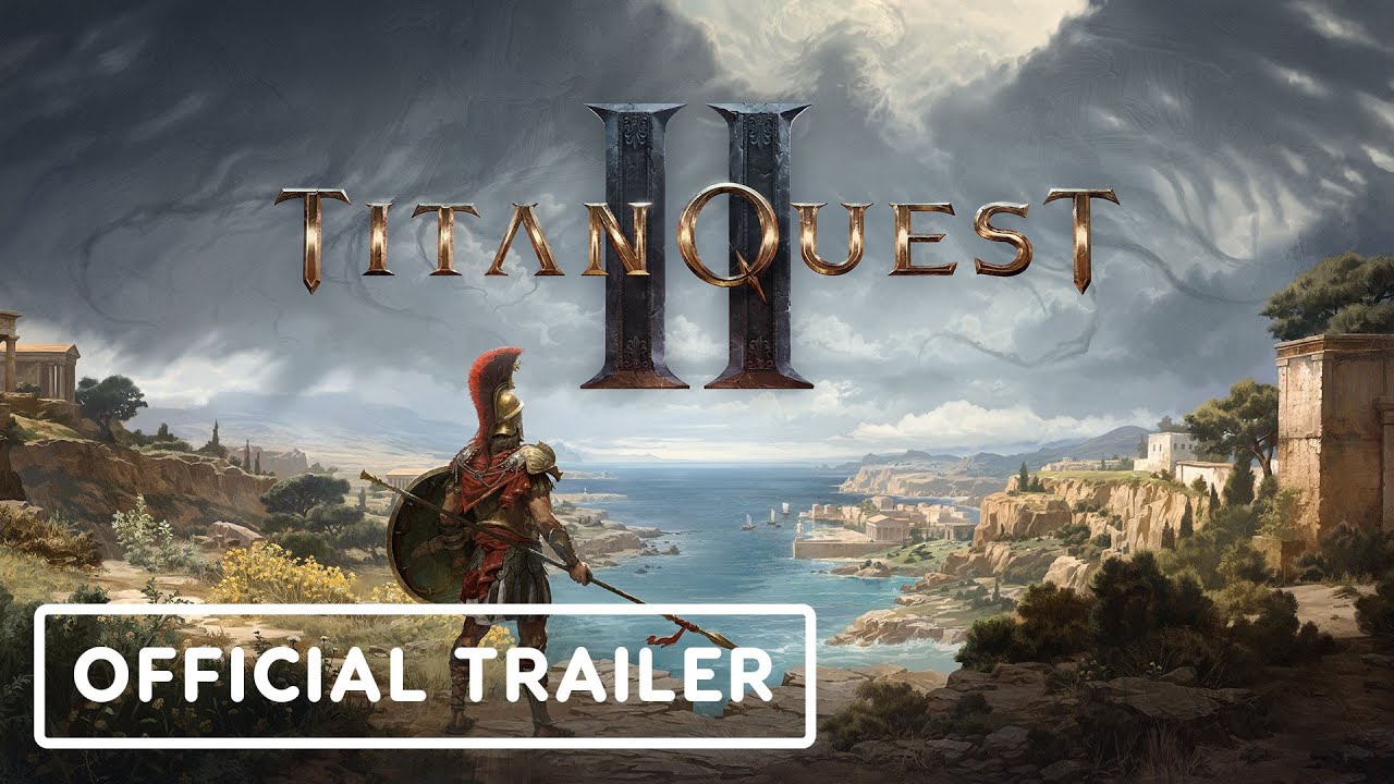 Hero fighting mythological enemies in Titan Quest II