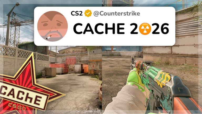 Counter-Terrorists defending Cache B site in Counter-Strike 2