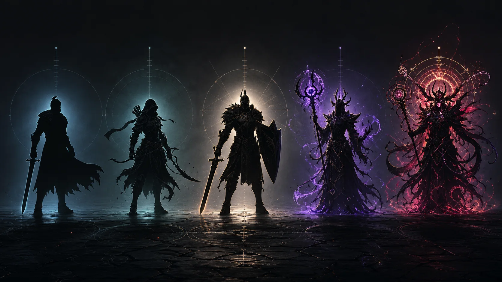 Editorial illustration for “Dota 2 cosmetic silhouettes, ranked for clarity”