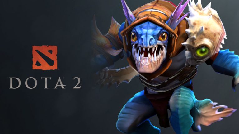 A Dota 2 hero preparing equipment before a team fight
