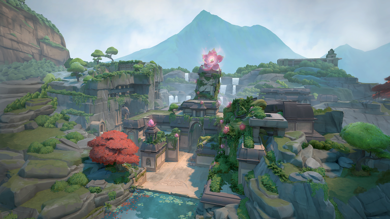 Lotus map ruins in VALORANT
