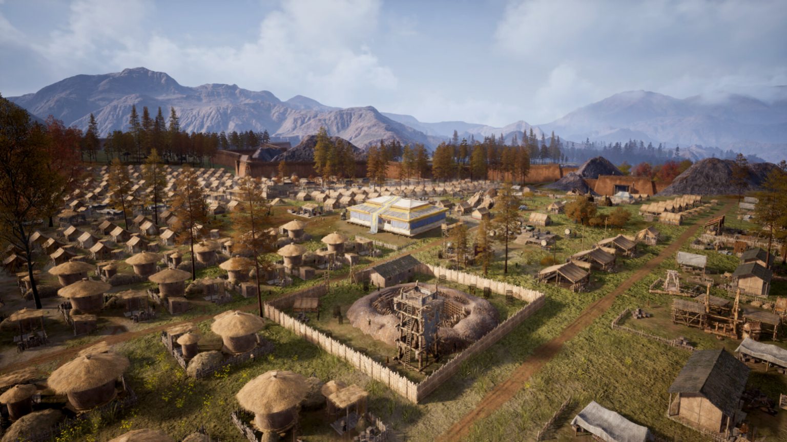 Ancient Chinese city and army formations in Mandate Order