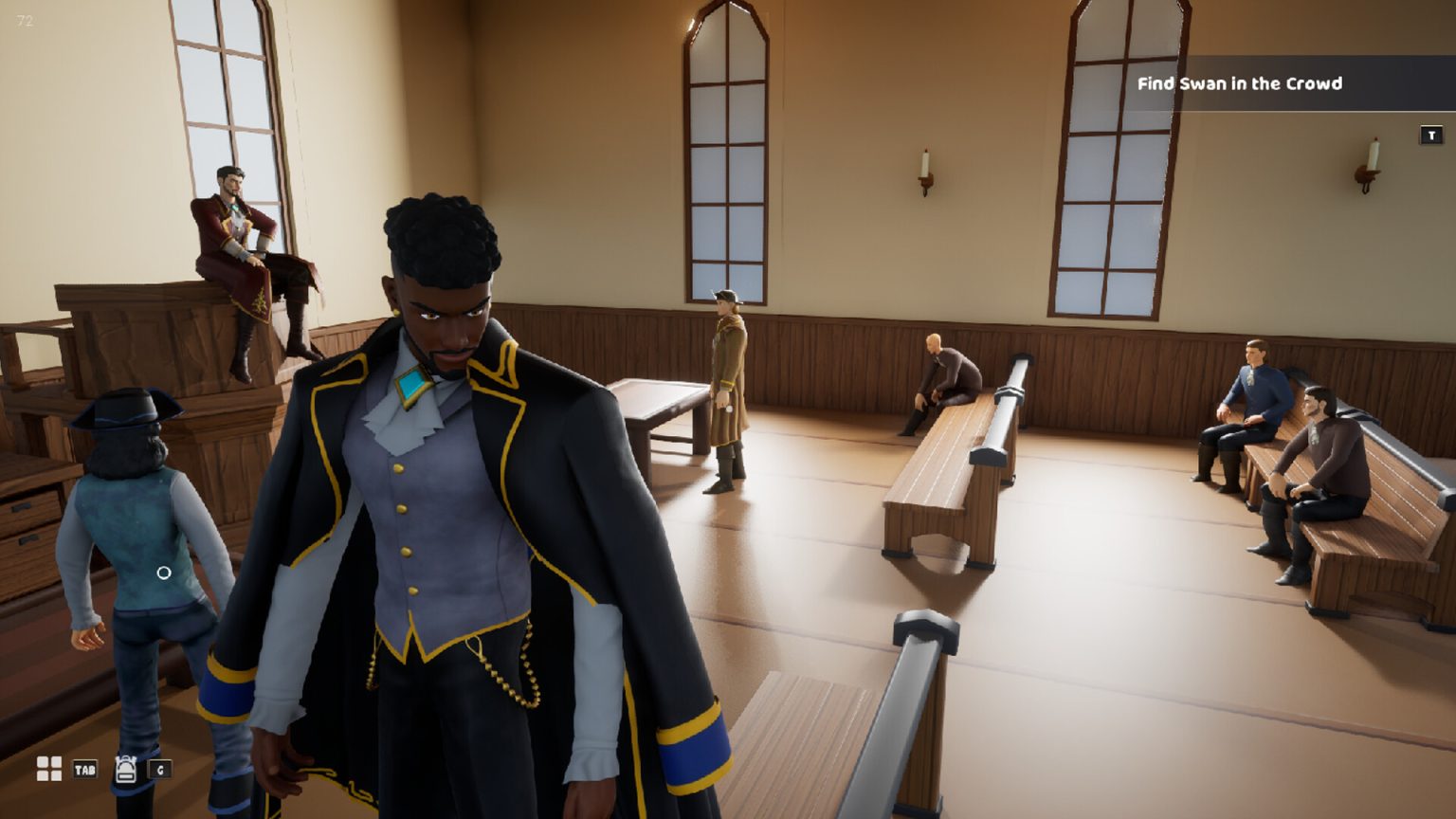 Prince Hall speaking with residents of colonial Boston in The Leather Maker