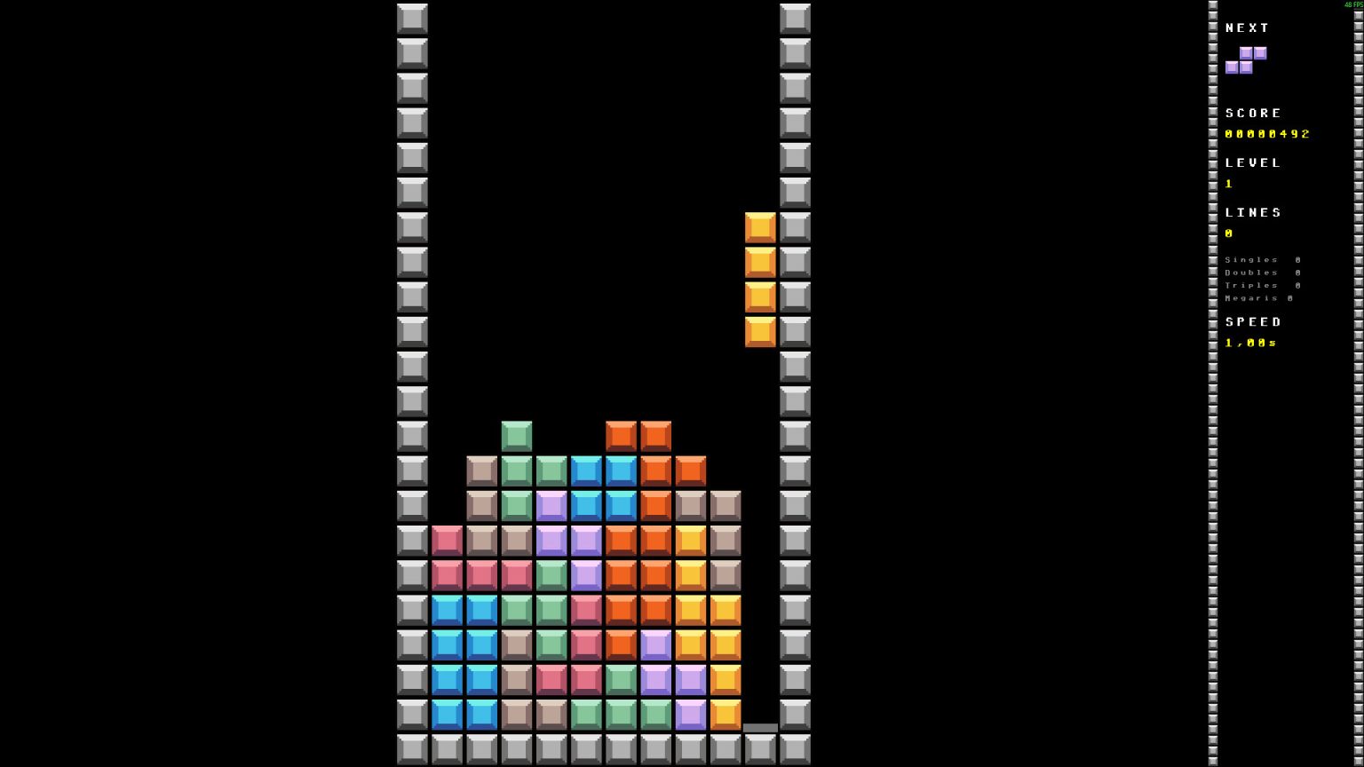 Wide expanding block grid in Megaris