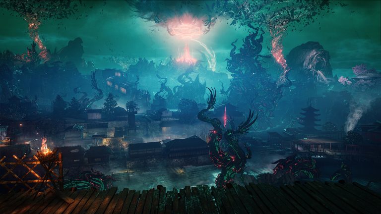Samurai battling yokai in Nioh 3 Hell Rising