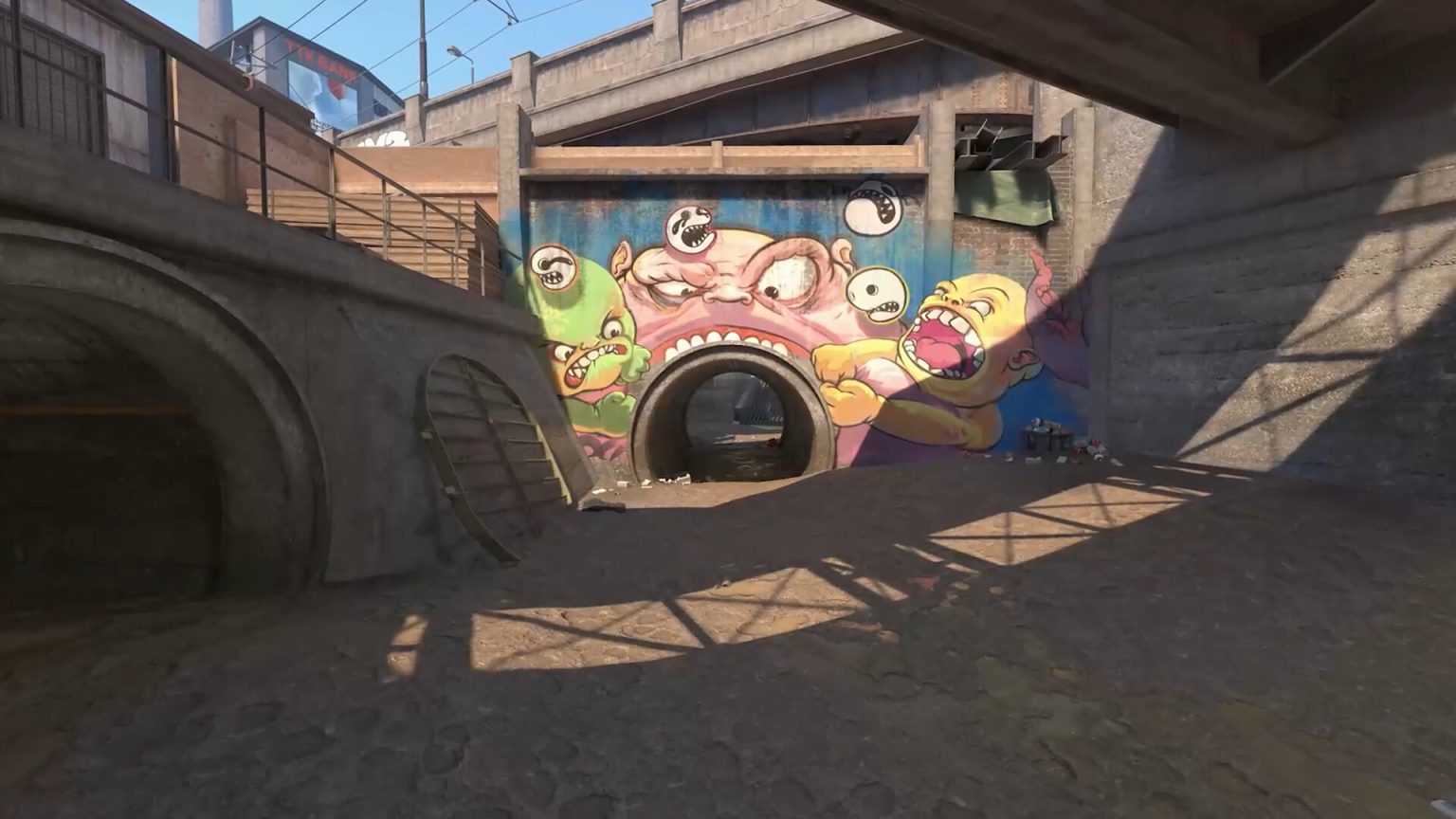 A community-made canal area shown in Counter-Strike 2